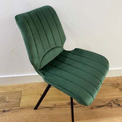 Kuipstoel velvet olijf groen