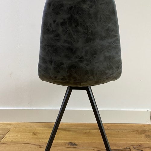 kuipstoel donker grijs
