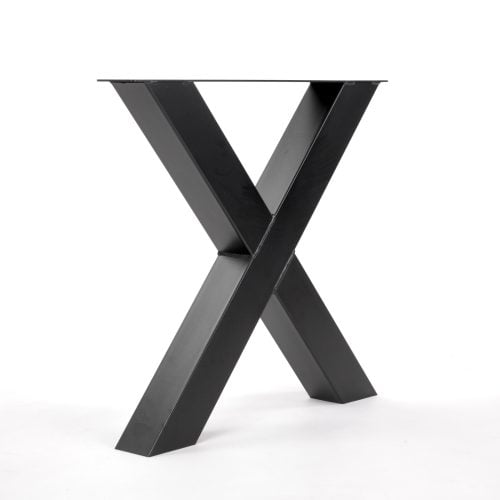 Kader tafel met X poten K8x8 en olie box - Afbeelding 3