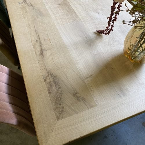 Kader tafel met matrix poot K10x4 en olie box - Afbeelding 2