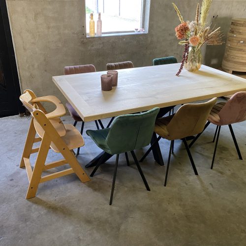 Kader tafel met matrix poot K10x4 en olie box - Afbeelding 11