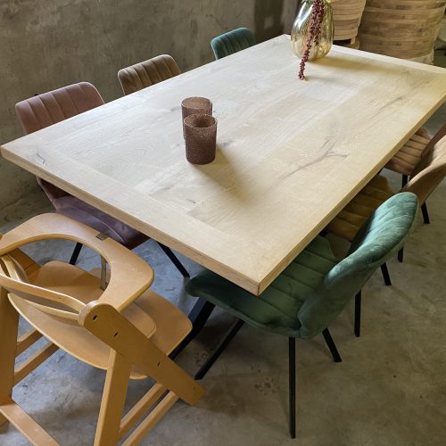 Kader tafel met matrix poot K10x4 en olie box - Afbeelding 8
