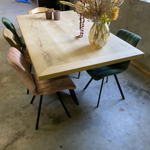 Kader tafel met matrix poot K10x4 en olie box - Afbeelding 9
