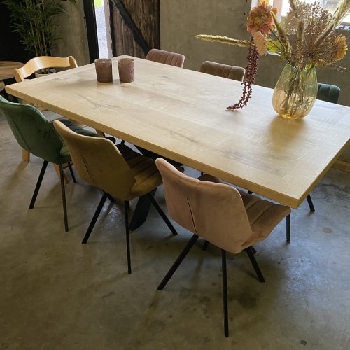 Kader tafel met matrix poot K10x4 en olie box - Afbeelding 5
