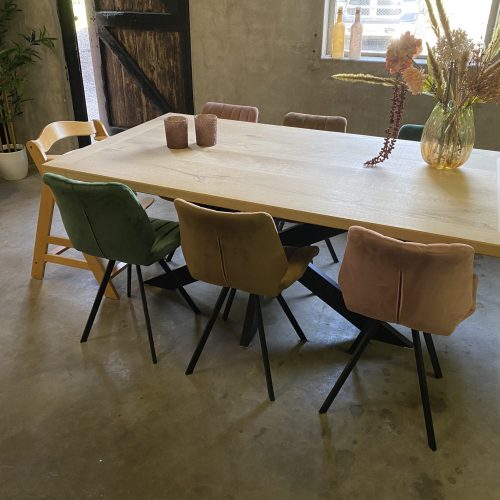 Kader tafel met matrix poot K10x4 en olie box - Afbeelding 3